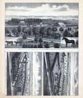 J. D. Lehmkuhl, Wahoo Valley Stock Farm and Residence, George E. Gilbert, George Richardson,, Nebraska State Atlas 1885